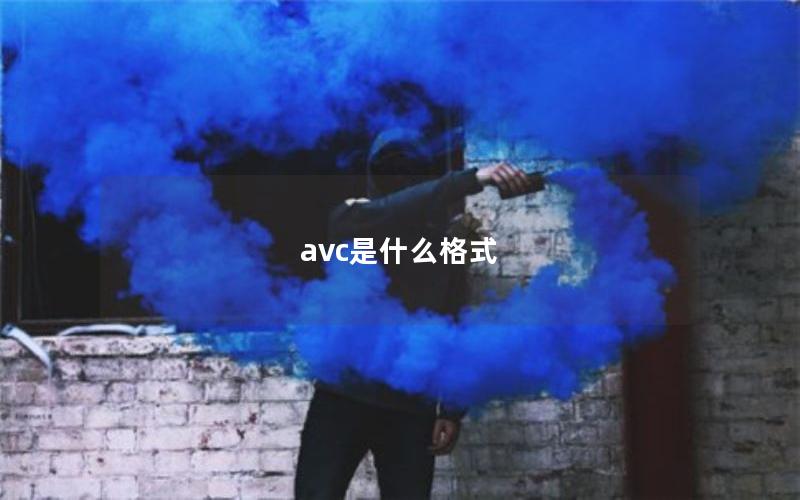 avc是什么格式