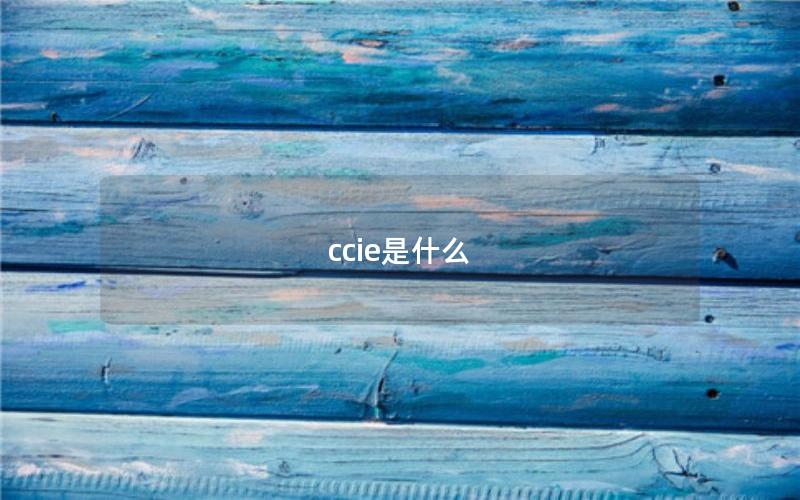 ccie是什么