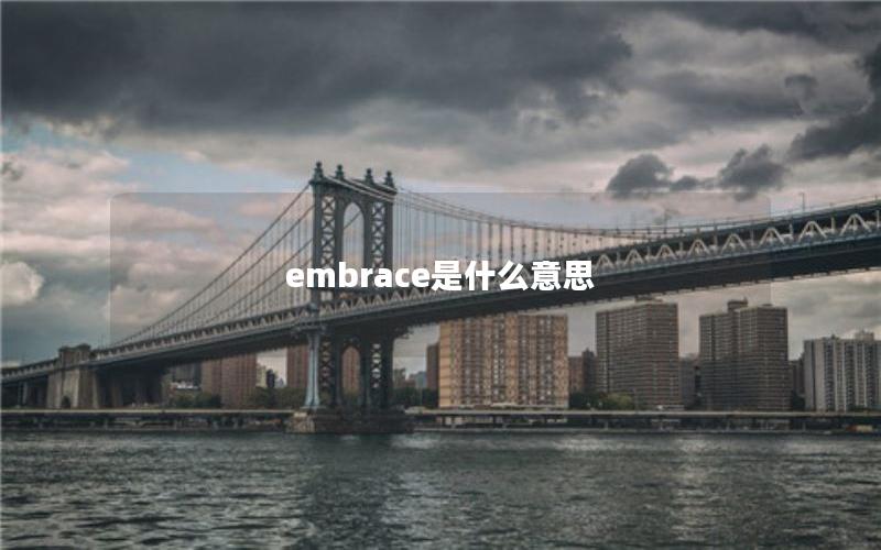 embrace是什么意思