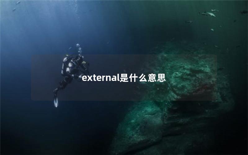 external是什么意思