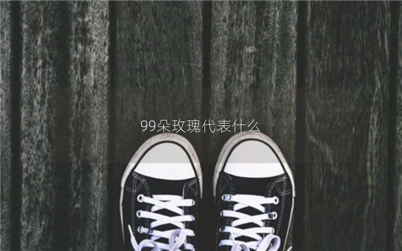 99朵玫瑰代表什么