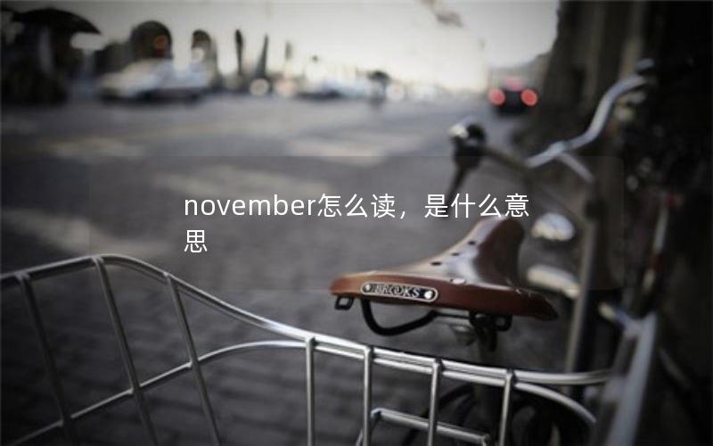 november怎么读，是什么意思