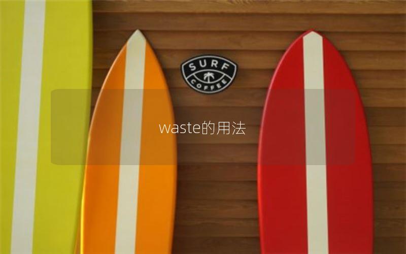 waste的用法