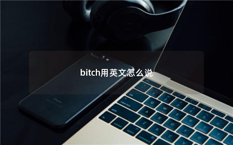 bitch用英文怎么说