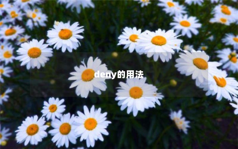 deny的用法