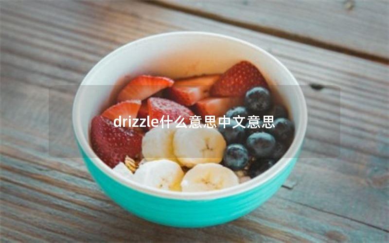 drizzle什么意思中文意思