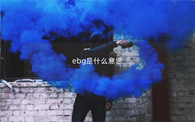 ebg是什么意思