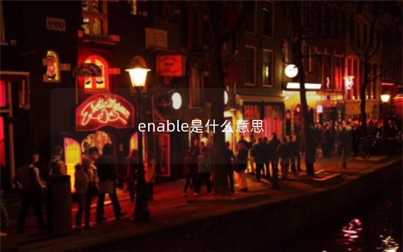 enable是什么意思