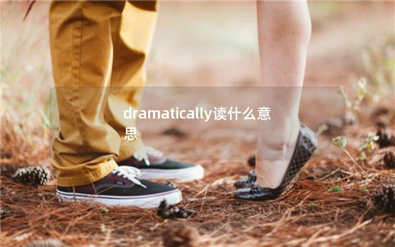 dramatically读什么意思