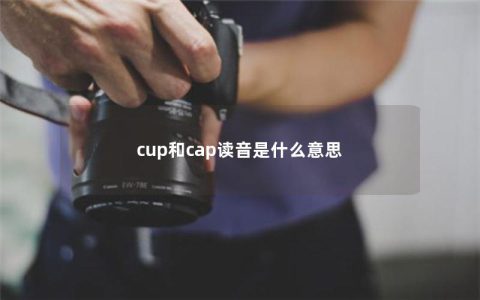 cup和cap读音是什么意思