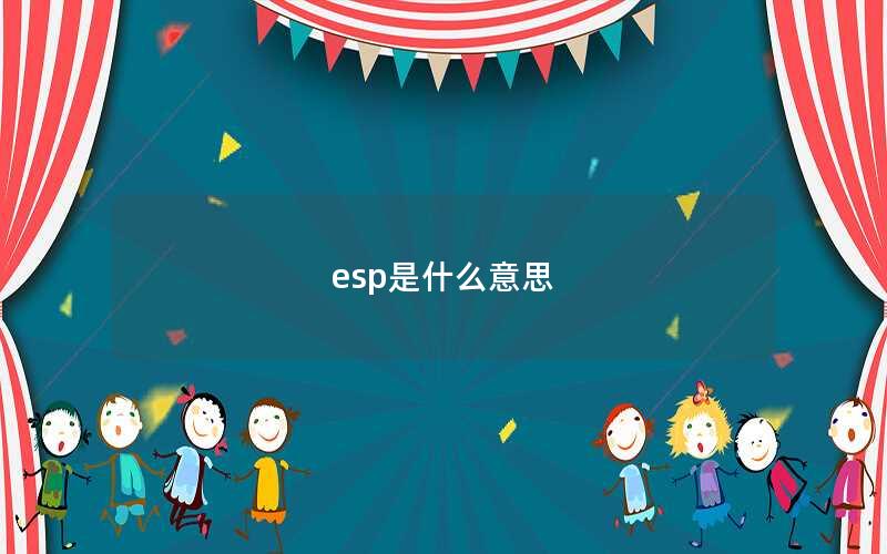 esp是什么意思