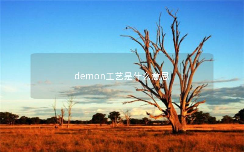 demon工艺是什么意思