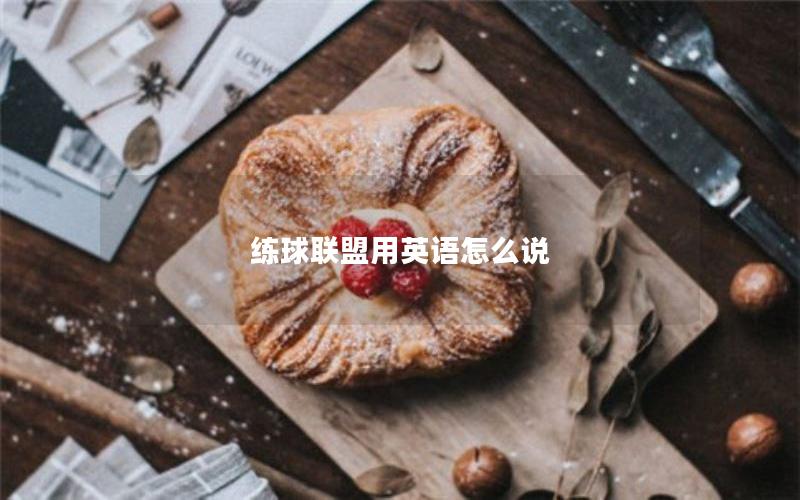 练球联盟用英语怎么说